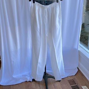 White Linen free wear by Johnathan Hoenscheidt M unisex’s pants w/ pockets